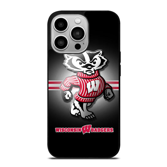 WISCONSIN BADGERS FOOTBALL 1 iPhone 14 Pro Case Cover