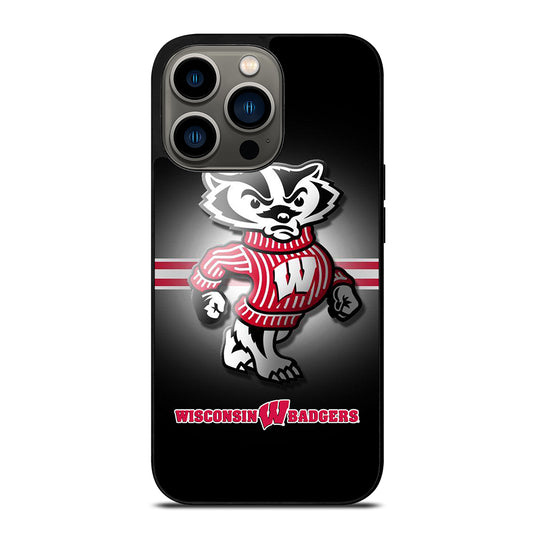 WISCONSIN BADGERS FOOTBALL 1 iPhone 13 Pro Case Cover