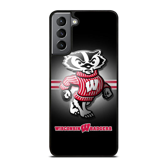 WISCONSIN BADGERS FOOTBALL 1 Samsung Galaxy S21 Plus Case Cover