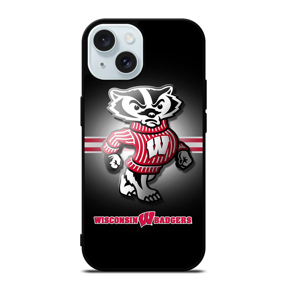 WISCONSIN BADGERS FOOTBALL 1 iPhone 15 Case Cover