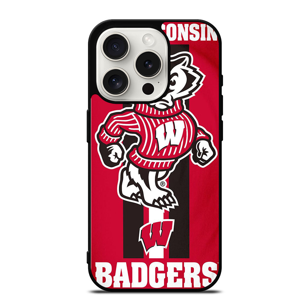 WISCONSIN BADGERS FOOTBALL 2 iPhone 15 Pro Case Cover
