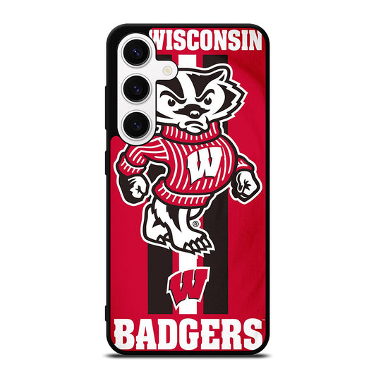 WISCONSIN BADGERS FOOTBALL 2 Samsung Galaxy S24 Case Cover
