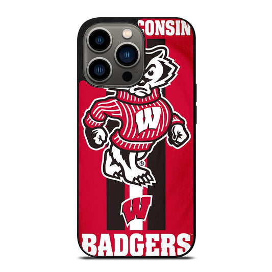 WISCONSIN BADGERS FOOTBALL 2 iPhone 13 Pro Case Cover