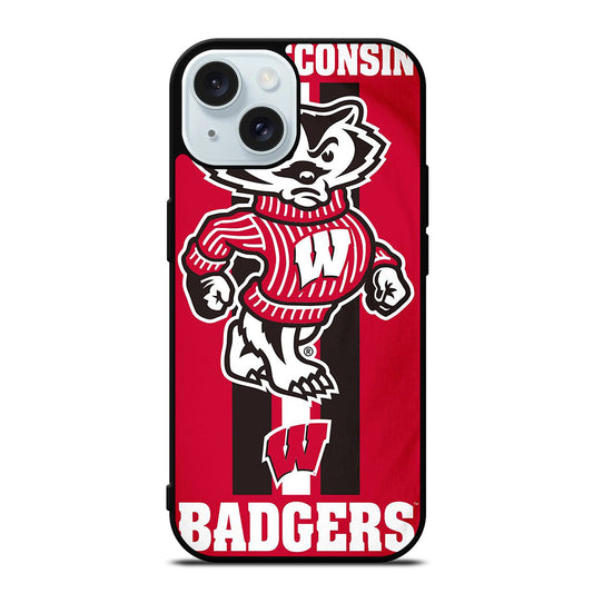 WISCONSIN BADGERS FOOTBALL 2 iPhone 15 Case Cover