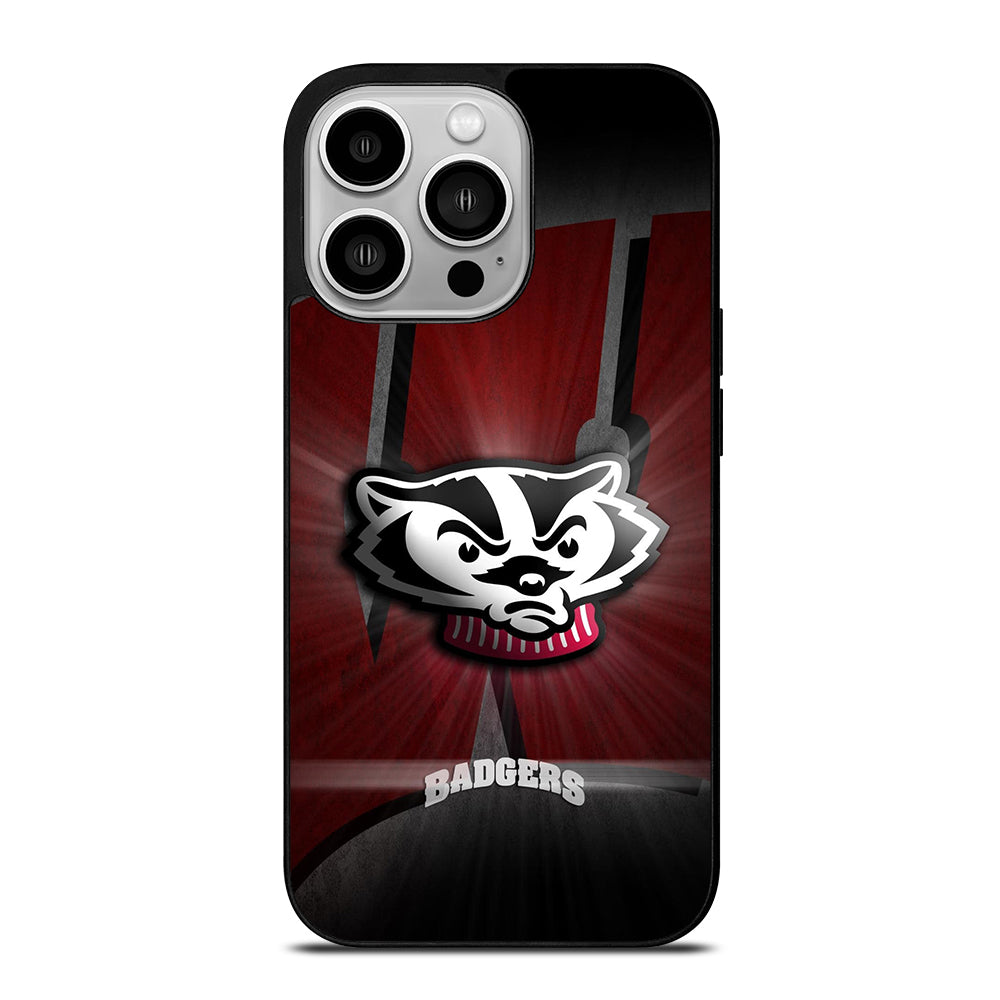 WISCONSIN BADGERS FOOTBALL 3 iPhone 14 Pro Case Cover