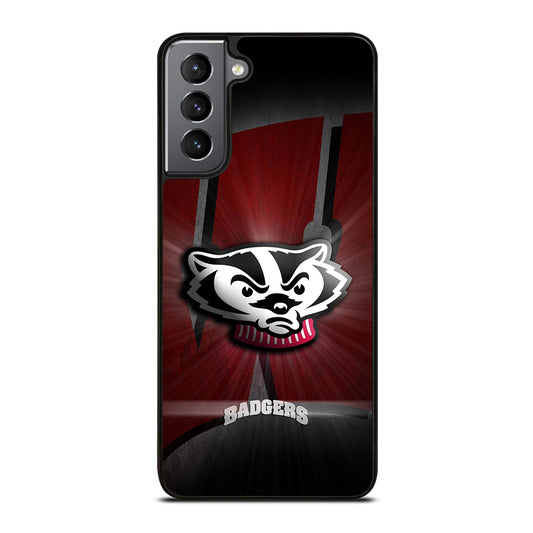 WISCONSIN BADGERS FOOTBALL 3 Samsung Galaxy S21 Plus Case Cover