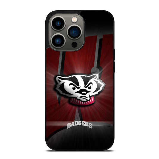 WISCONSIN BADGERS FOOTBALL 3 iPhone 13 Pro Case Cover