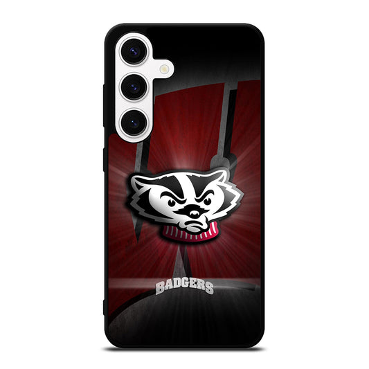 WISCONSIN BADGERS FOOTBALL 3 Samsung Galaxy S24 Case Cover