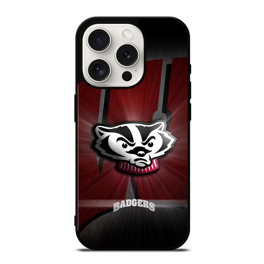 WISCONSIN BADGERS FOOTBALL 3 iPhone 15 Pro Case Cover