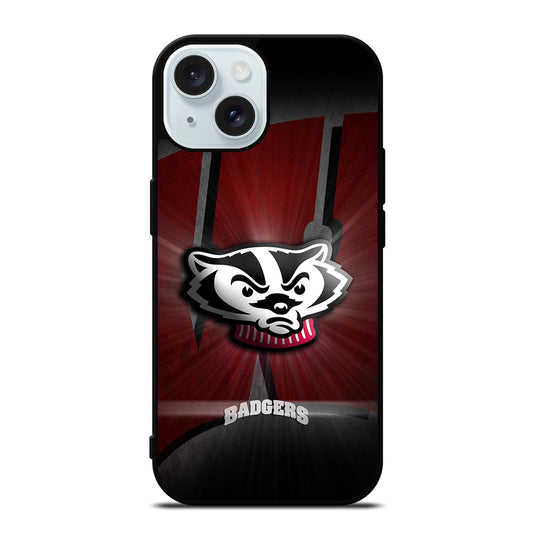 WISCONSIN BADGERS FOOTBALL 3 iPhone 15 Case Cover