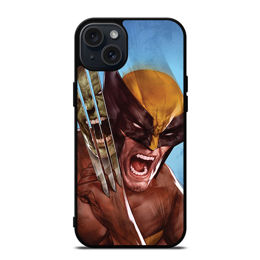 WOLVERINE VS HULK MARVEL iPhone 15 Plus Case Cover