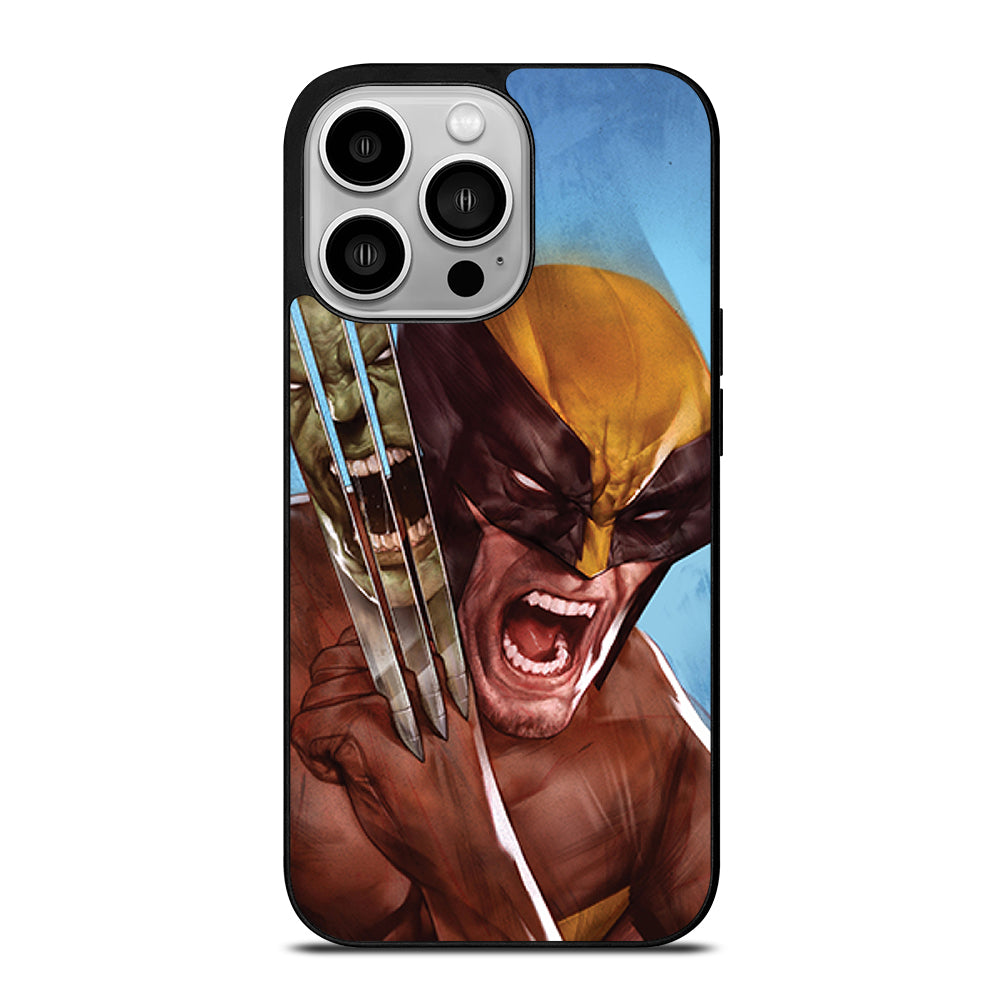 WOLVERINE VS HULK MARVEL iPhone 14 Pro Case Cover