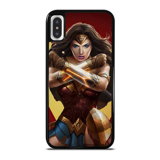 WONDER WOMAN SUPERHERO DC 3 iPhone X / XS Case Cover