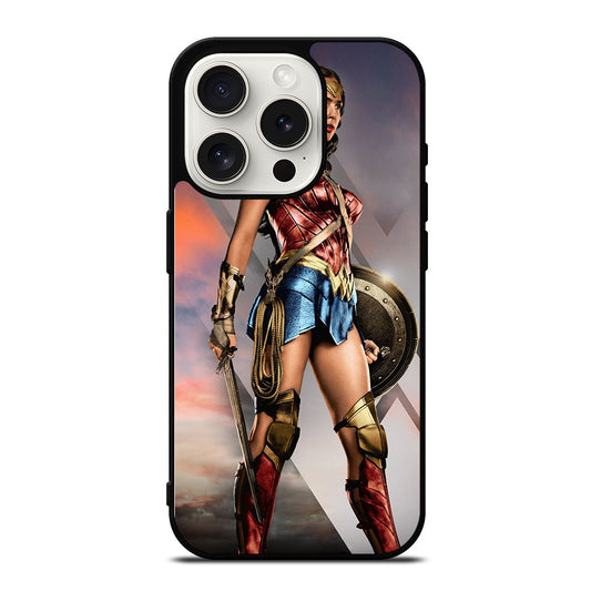 WONDER WOMAN SUPERHERO DC 2 iPhone 15 Pro Case Cover