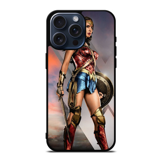 WONDER WOMAN SUPERHERO DC 2 iPhone 15 Pro Max Case Cover