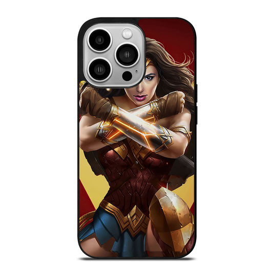 WONDER WOMAN SUPERHERO DC 3 iPhone 14 Pro Case Cover