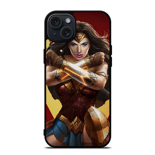 WONDER WOMAN SUPERHERO DC 3 iPhone 15 Plus Case Cover