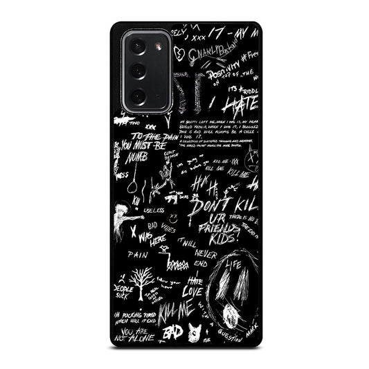 XXXTENTACION QUOTE Samsung Galaxy Note 20 Case Cover