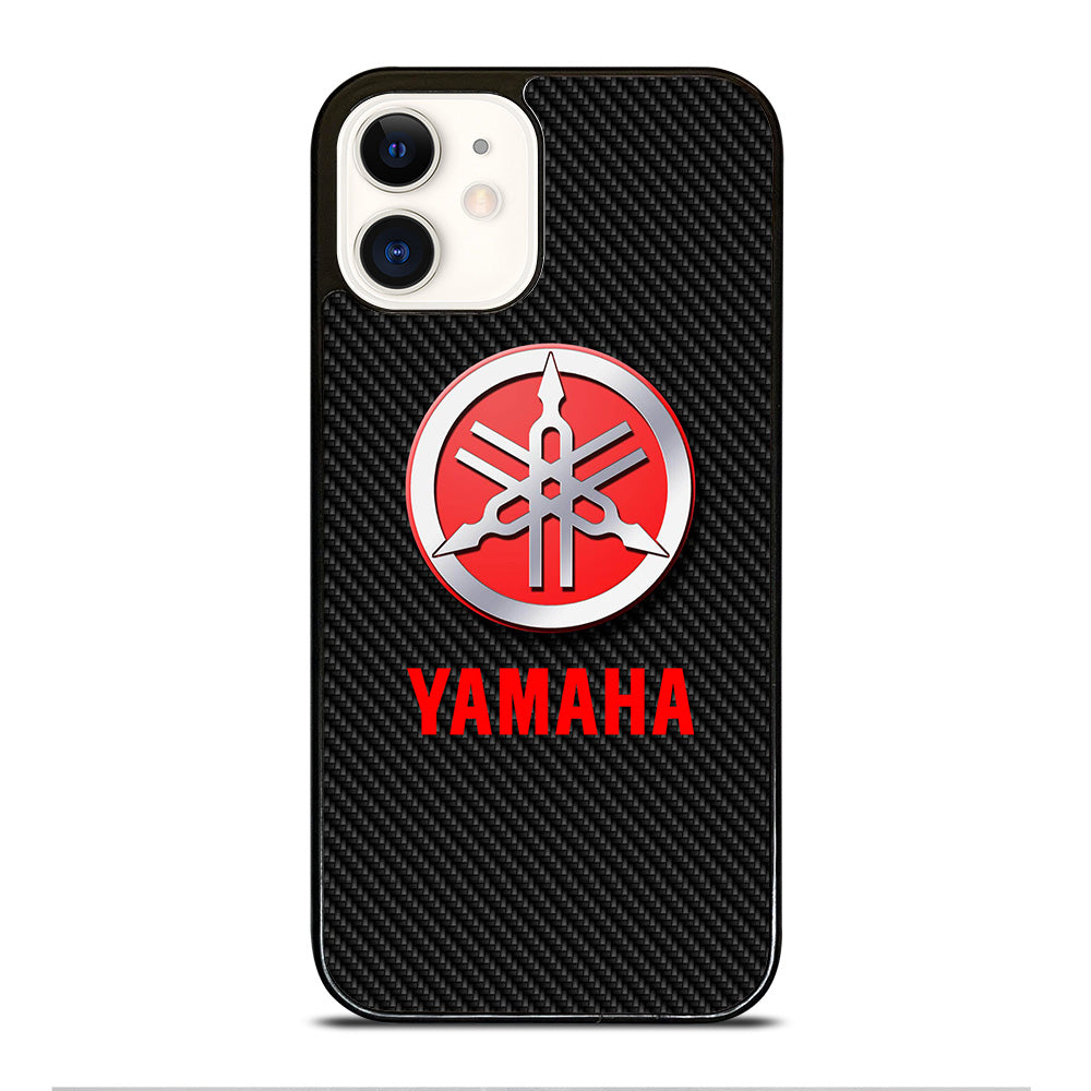 YAMAHA CARBON LOGO iPhone 12 Case Cover