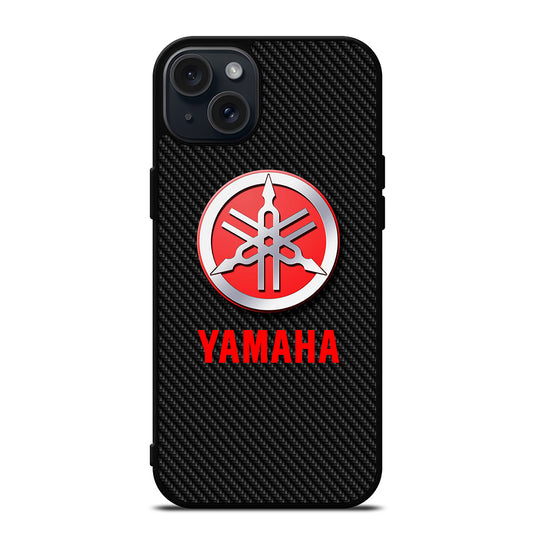 YAMAHA CARBON LOGO iPhone 15 Plus Case Cover