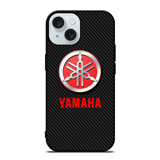 YAMAHA CARBON LOGO iPhone 15 Case Cover