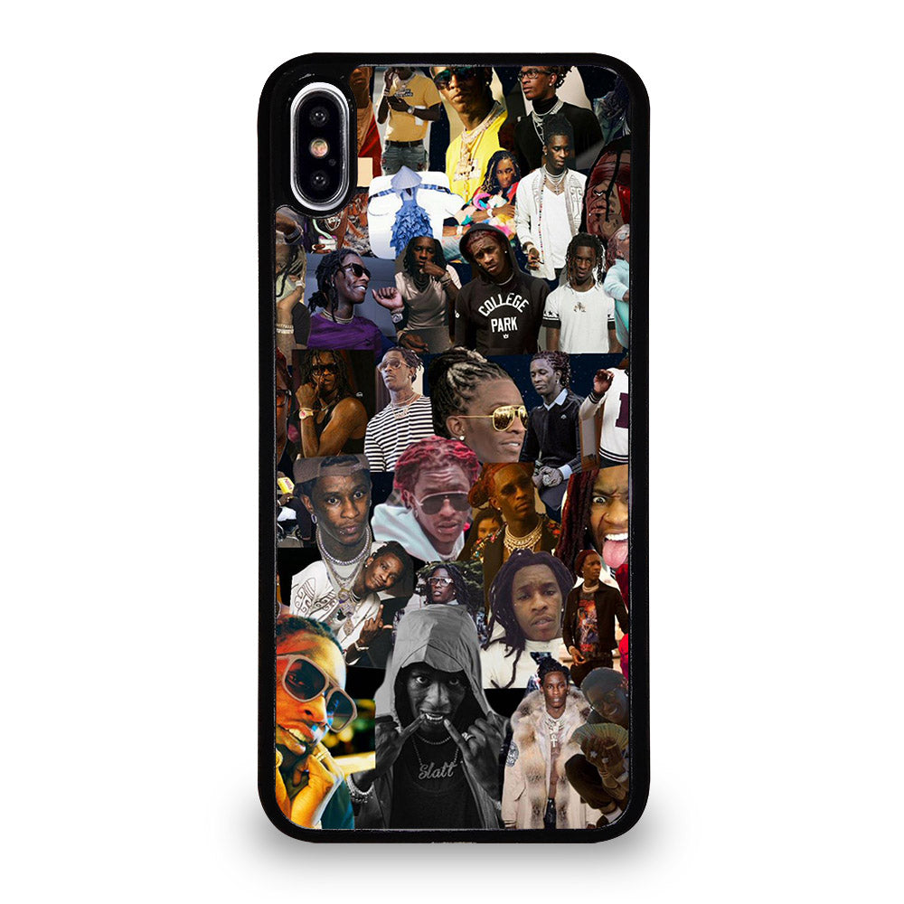 YOUNG THUG RAPPER COLLAGE iPhone XS Max Case Cover