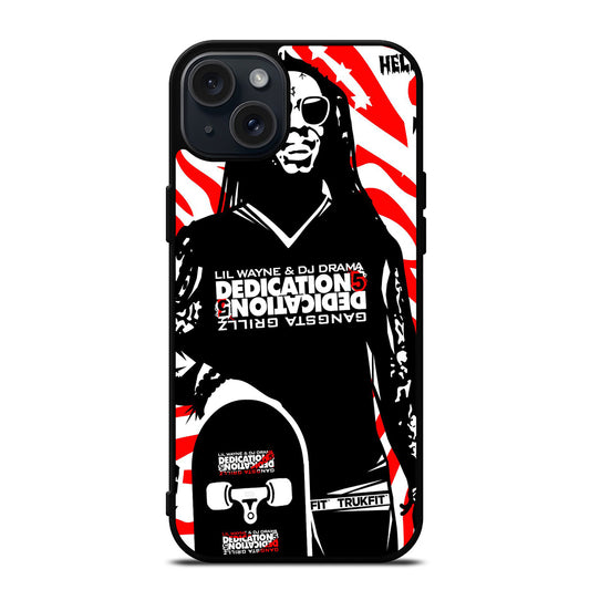 YOUNG MONEY LIL WAYNE ART iPhone 15 Plus Case Cover