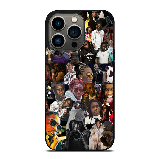 YOUNG THUG RAPPER COLLAGE iPhone 13 Pro Case Cover