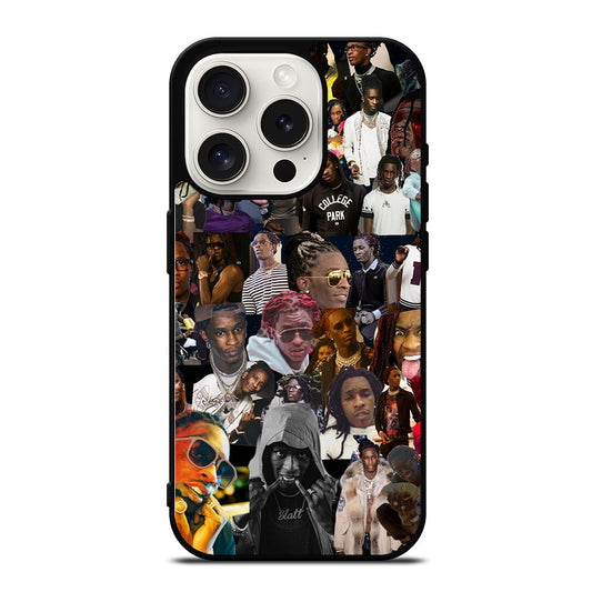YOUNG THUG RAPPER COLLAGE iPhone 15 Pro Case Cover
