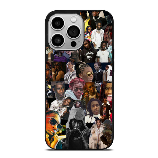 YOUNG THUG RAPPER COLLAGE iPhone 14 Pro Case Cover