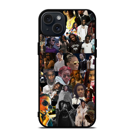 YOUNG THUG RAPPER COLLAGE iPhone 15 Plus Case Cover