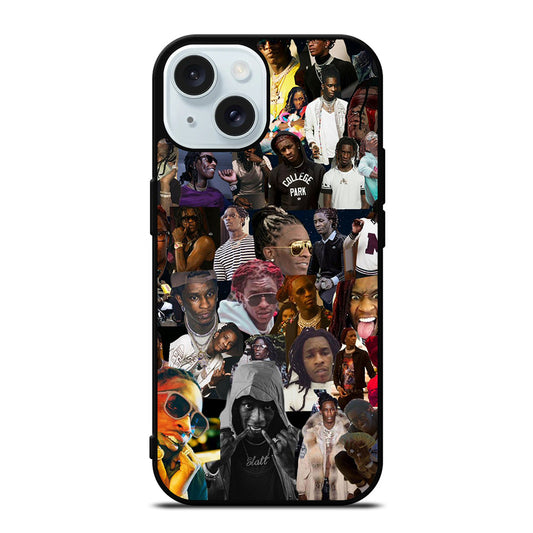 YOUNG THUG RAPPER COLLAGE iPhone 15 Case Cover